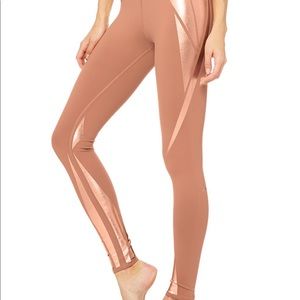 ALO High Waist Airbrush Legging - Rosegold